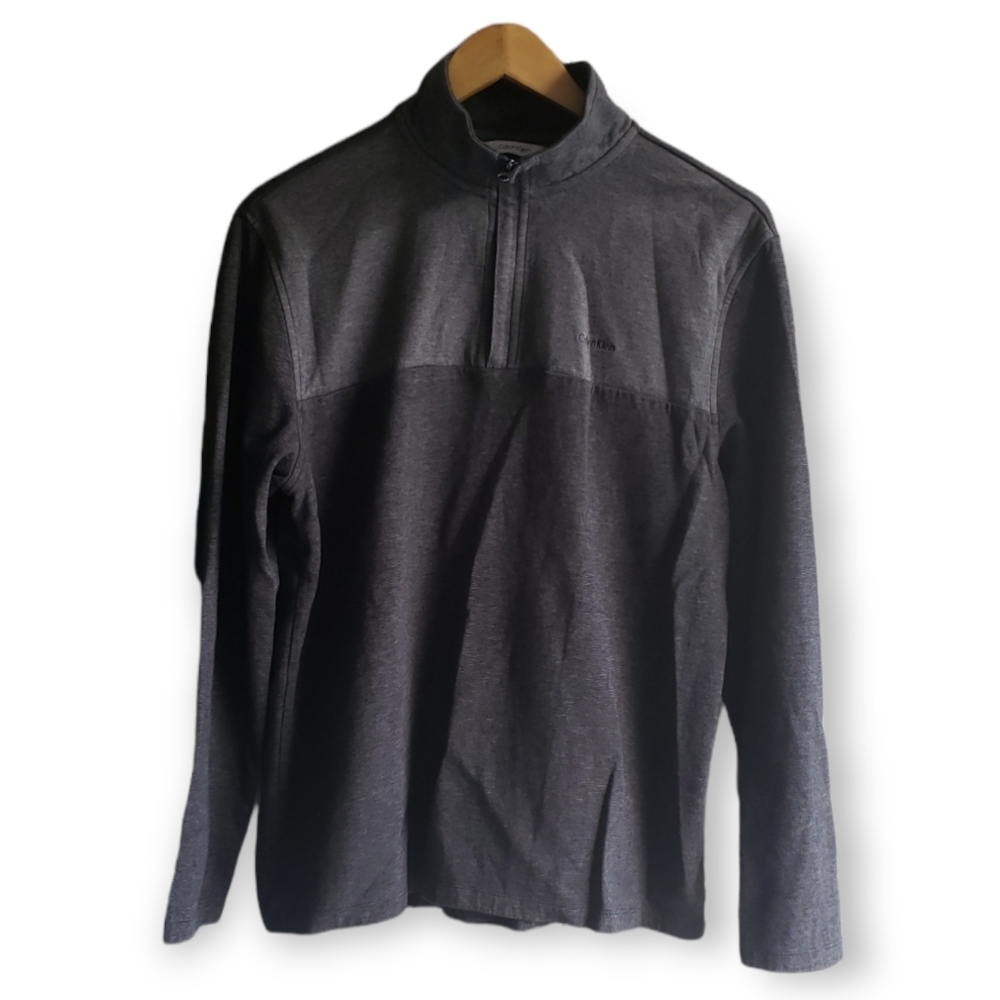 Calvin Klein 1/4 zip long sleeve top